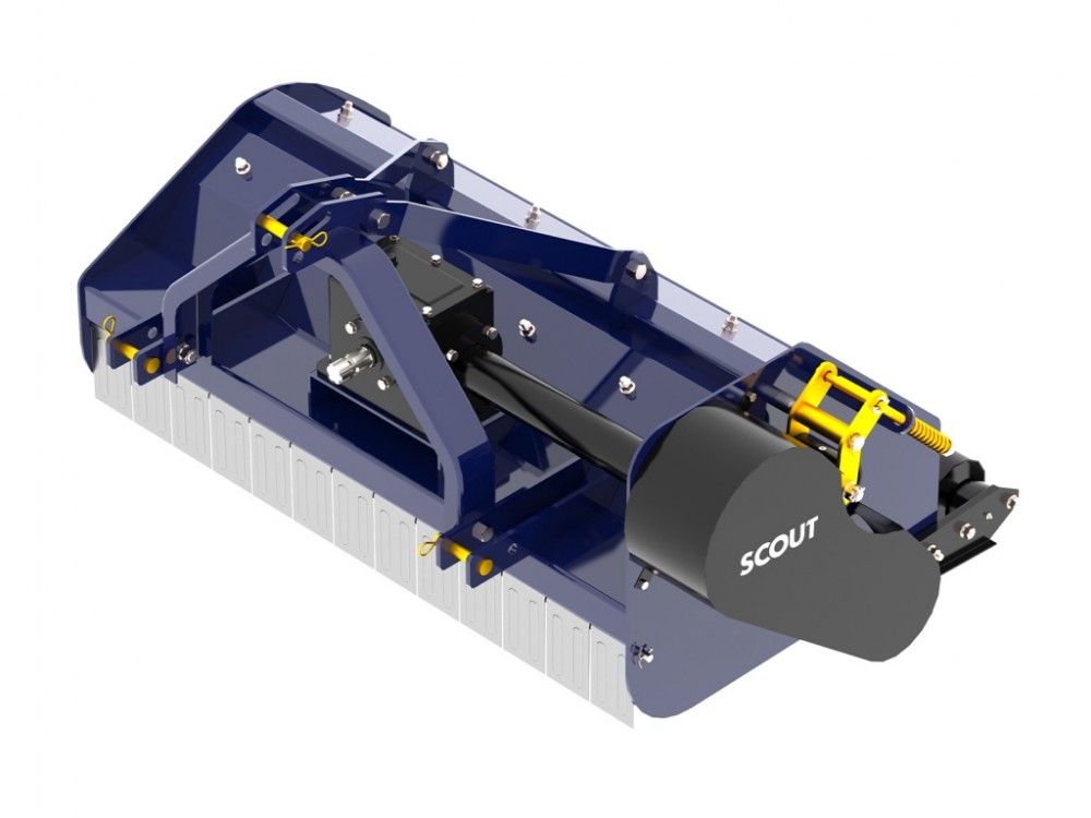 Мульчер (измельчитель) навесной СКАУТ SCQ-125 с катком
