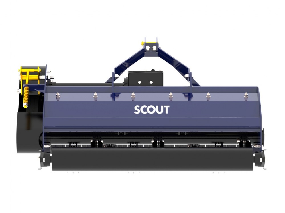 Мульчер (измельчитель) навесной СКАУТ SCQ-125 с катком