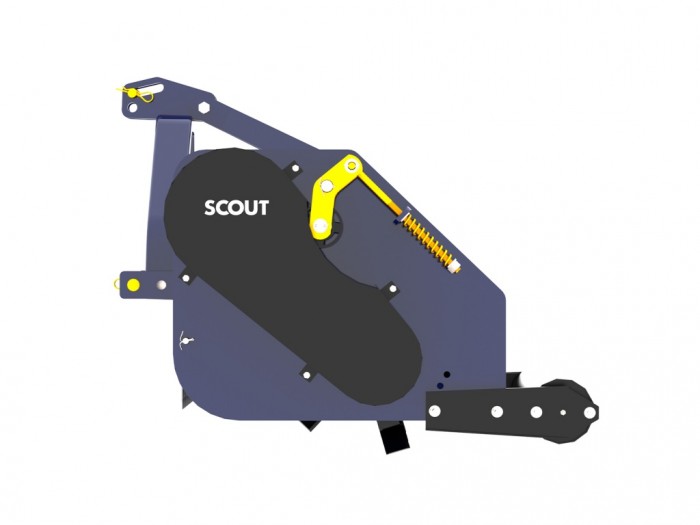 Мульчер (измельчитель) навесной СКАУТ SCQ-125 с катком