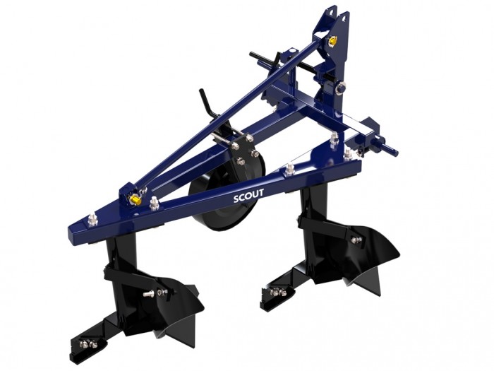 Плуг двухкорпусный навесной СКАУТ PL-230 OGRODNIK