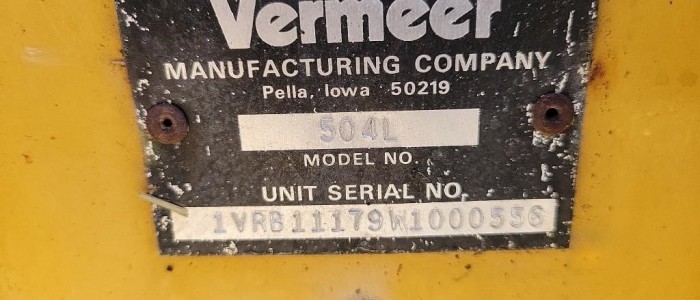 Пресс-подборщик Vermeer 504 Series L б/у