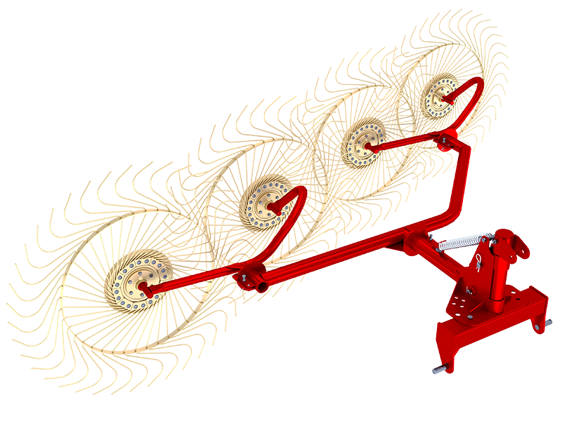 Грабли валковые навесные АЗАС ГВН-3