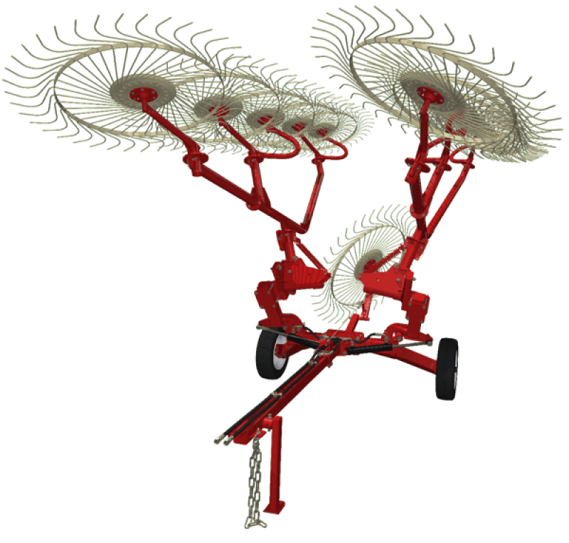 Грабли валковые прицепные АЗАС ГВКП-7.10 BRAVO