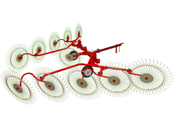 Грабли валковые прицепные АЗАС ГВКП-7.10 BRAVO
