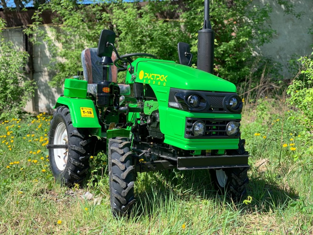 Минитрактор Рустрак Р-5 (18) + плуг и почвофреза в подарок
