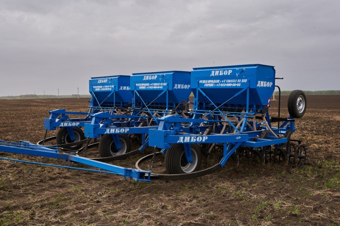 Сеялка-культиватор зернотуковая ДиборЭкспорт СКП-2.1Б.У для полосного посева