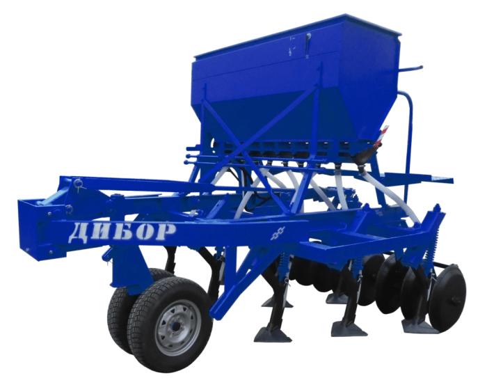 Сеялка-культиватор зернотуковая ДиборЭкспорт СКП-2.1Б.У для полосного посева