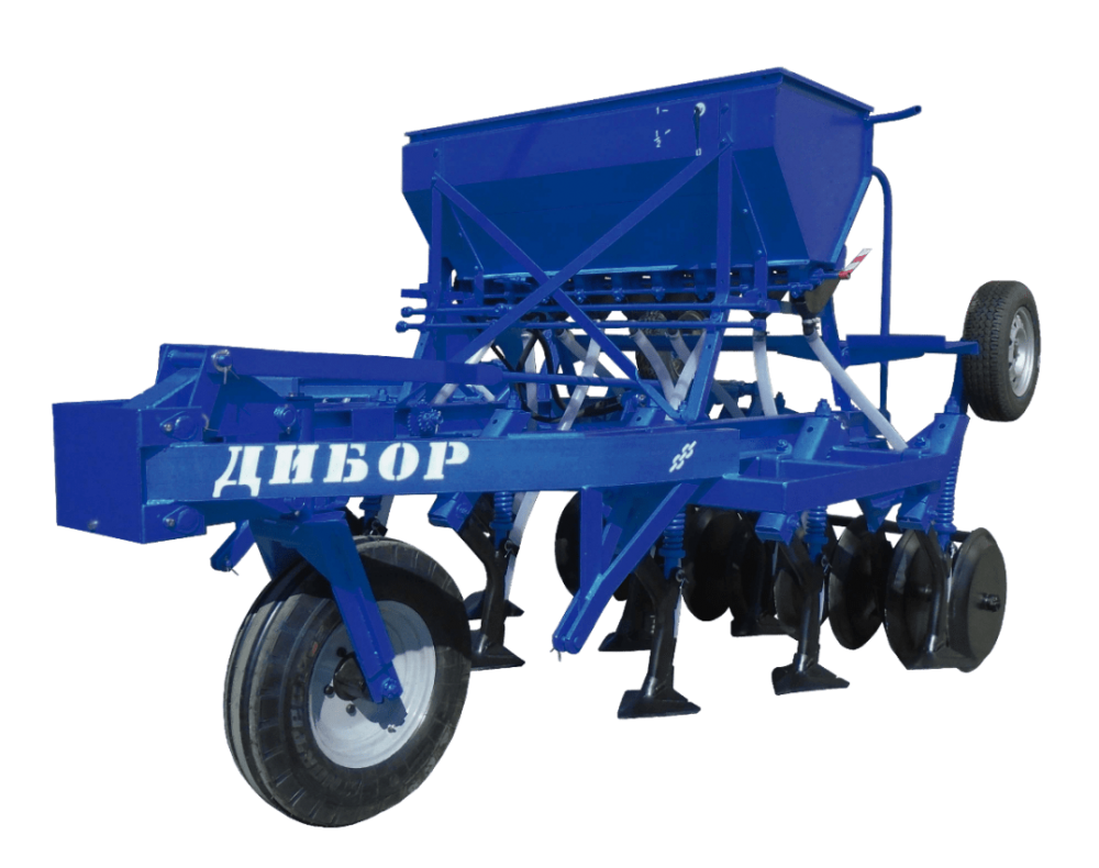 Сеялка-культиватор зернотуковая ДиборЭкспорт СКП-2.1В.У для полосного посева