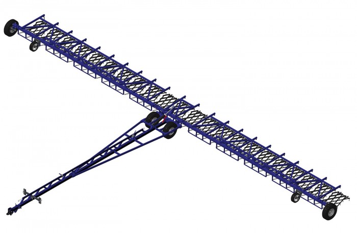 Сцепка бороновальная широкозахватная гидрофицированная ДиборЭкспорт СШГ-22 с боронами БЗТ