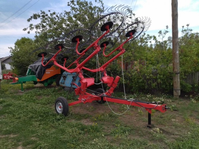 Грабли-ворошилки Magnus ГВВ-6М 9 колес, спица 7 мм