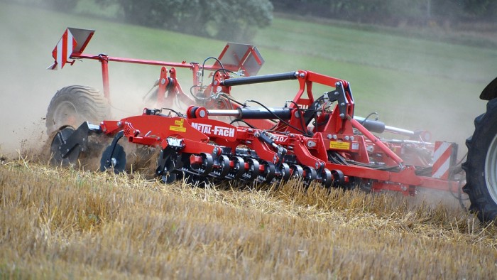 Дискатор Metal-Fach U-710/2 7 м. с трубчатым валом и транспортной системой