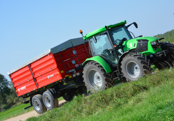 Прицеп тандем Metal-Fach Т-755 с надставными бортами