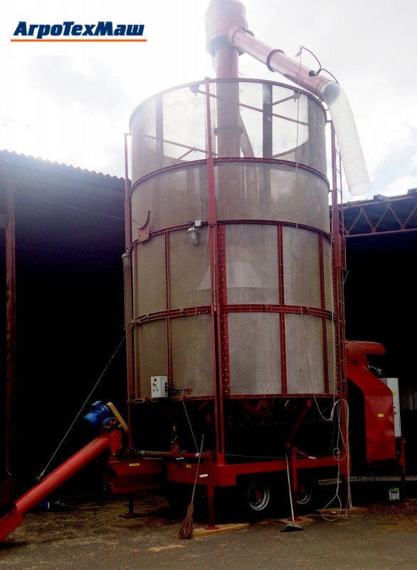 Мобильные передвижные зерносушилки Агротехмаш АТМ-45 дизельная горелка