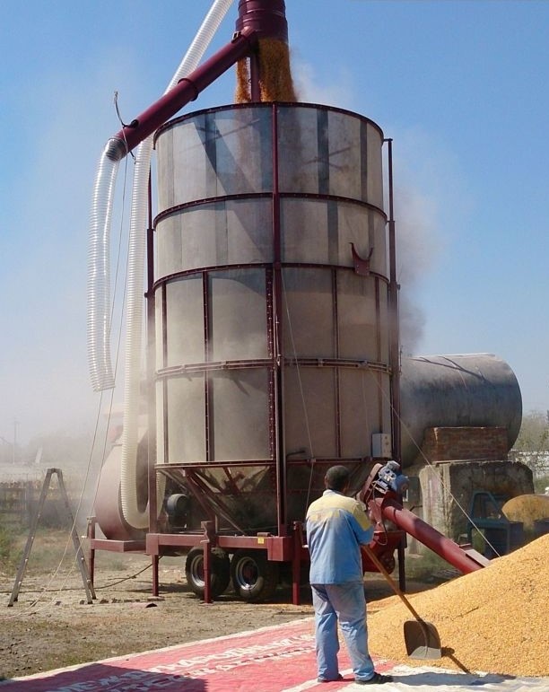 Мобильные передвижные зерносушилки Агротехмаш АТМ-45 дизельная горелка