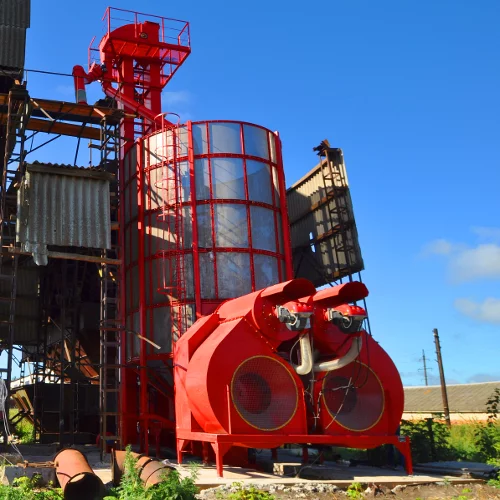 Мобильные передвижные зерносушилки Агротехмаш АТМ-75 дизельная горелка