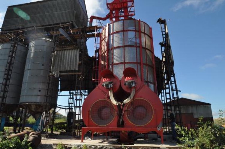 Мобильные передвижные зерносушилки Агротехмаш АТМ-75 дизельная горелка