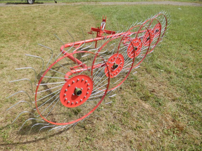 Грабли-ворошилки D-Pol ГВН-5, 5 колес сгребания