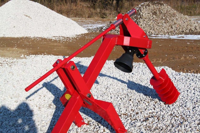 Бур навесной Wirax WR со сменными шнеками 250, 500 mm