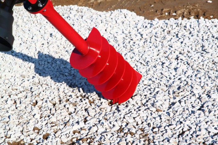 Бур навесной Wirax WR со сменными шнеками 250, 500 mm