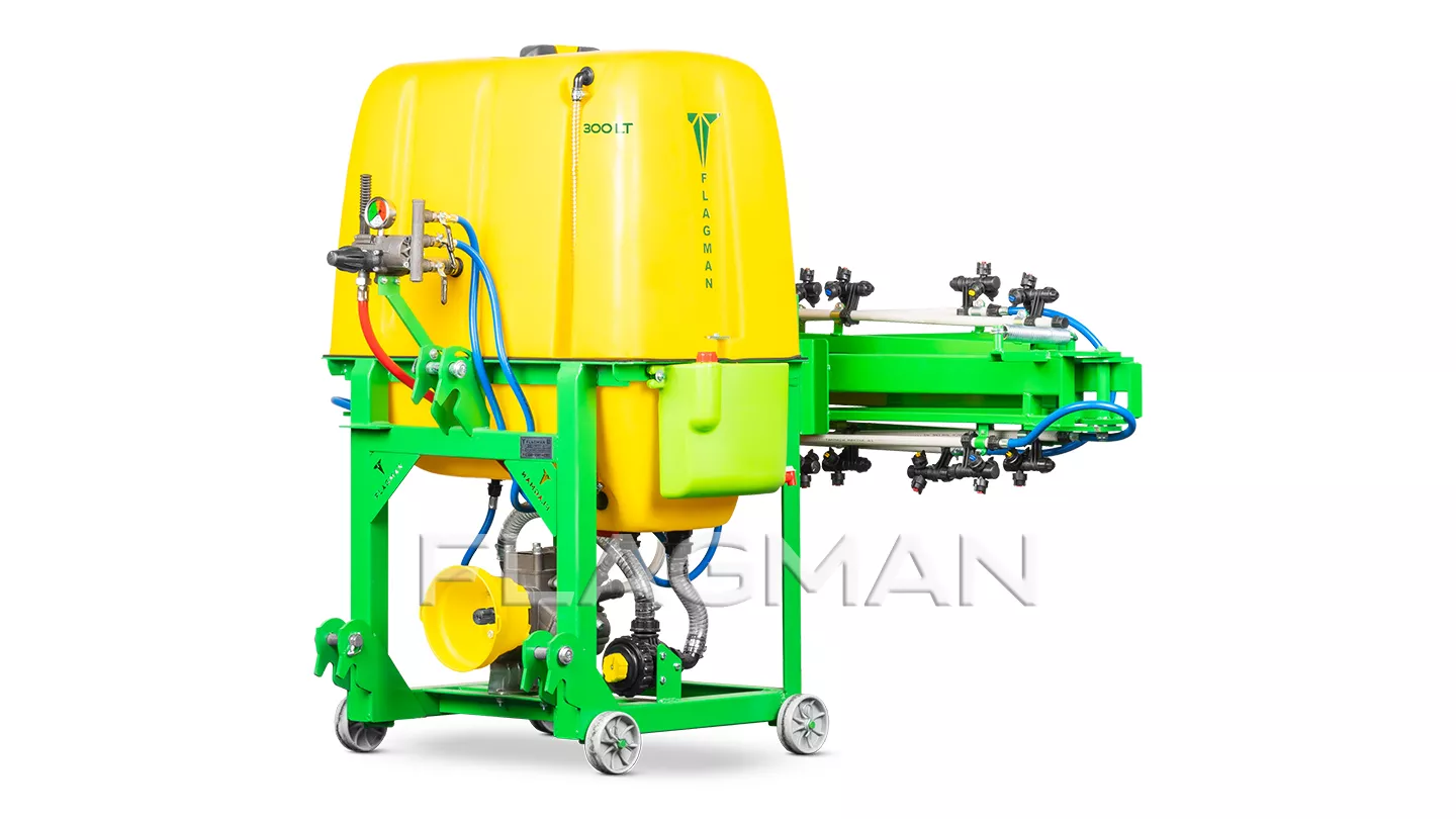 Опрыскиватель полевой навесной Flagman (Флагман) P300/1 (300 л) + (кардан 85см/6х6/со сваркой)