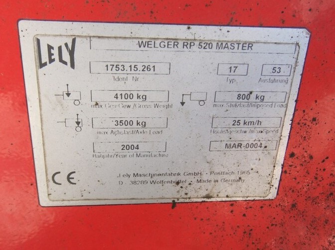 Пресс-подборщик Welger RP 520 Master б/у