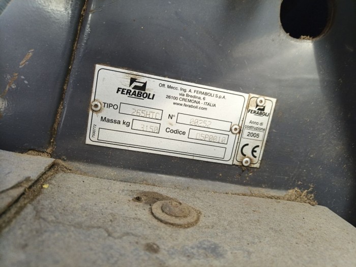 Пресс-подборщик Feraboli Extreme 265 б/у