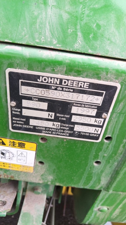 Пресс-подборщик John Deere 590 б/у
