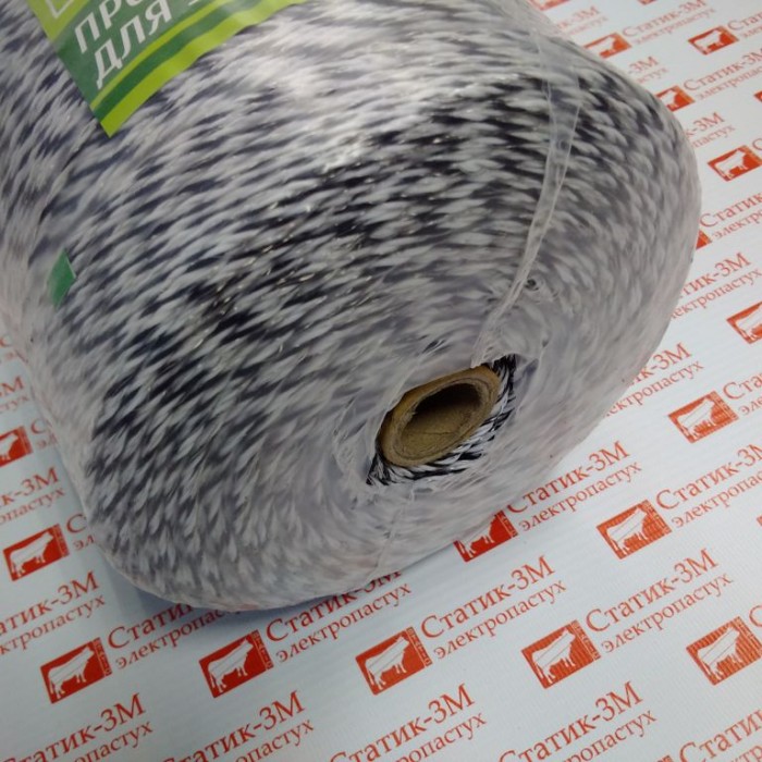 Шнур DOLLY (черно-белый) / 400 метров