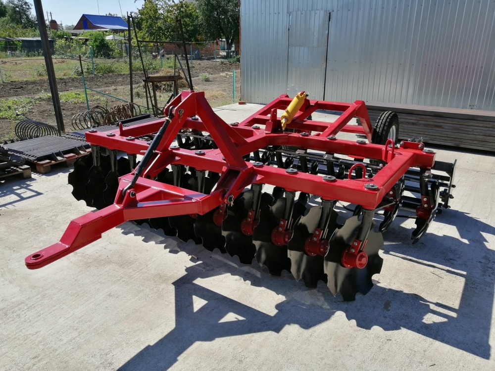 Борона прицепная КалинаАгро БДМ 3.0Х2П с планчатым катком из полосы