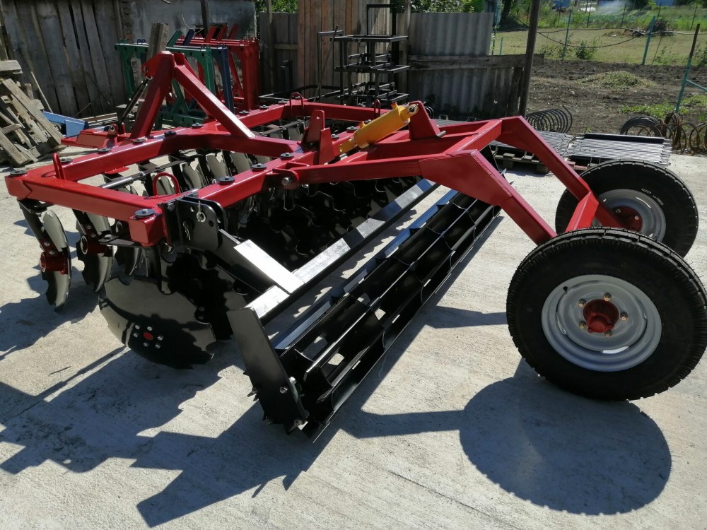 Борона прицепная КалинаАгро БДМ 3.0Х2П с планчатым катком из полосы