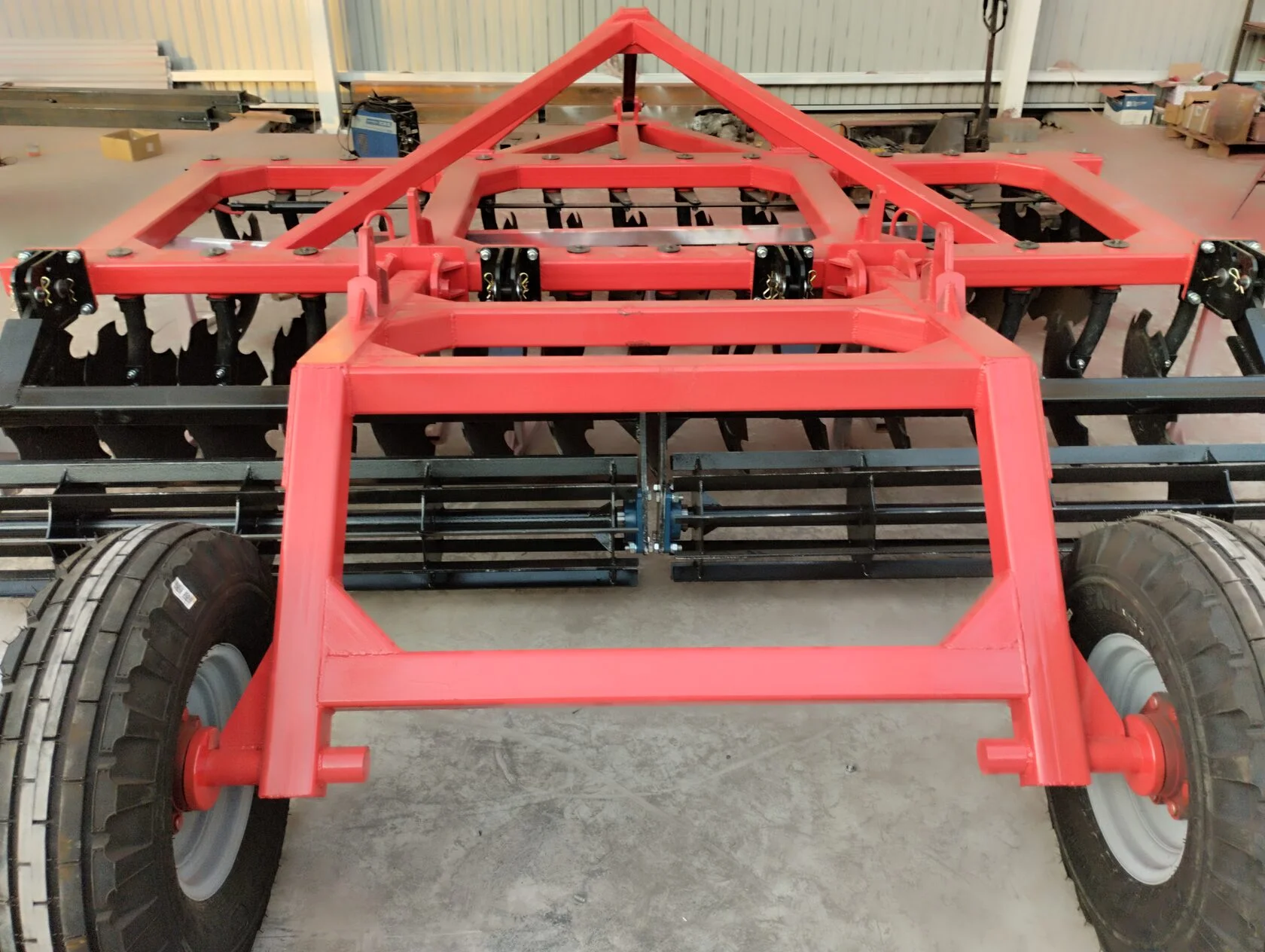 Борона прицепная КалинаАгро БДМ 4.0Х2ПУ с планчатым катком из полосы