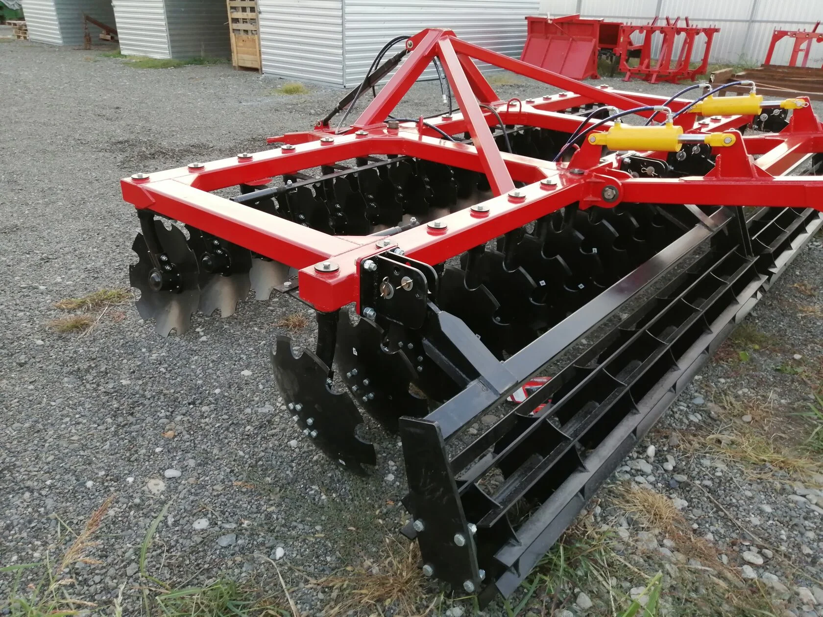 Борона прицепная КалинаАгро БДМ 5.2Х2ПУ с планчатым катком из полосы