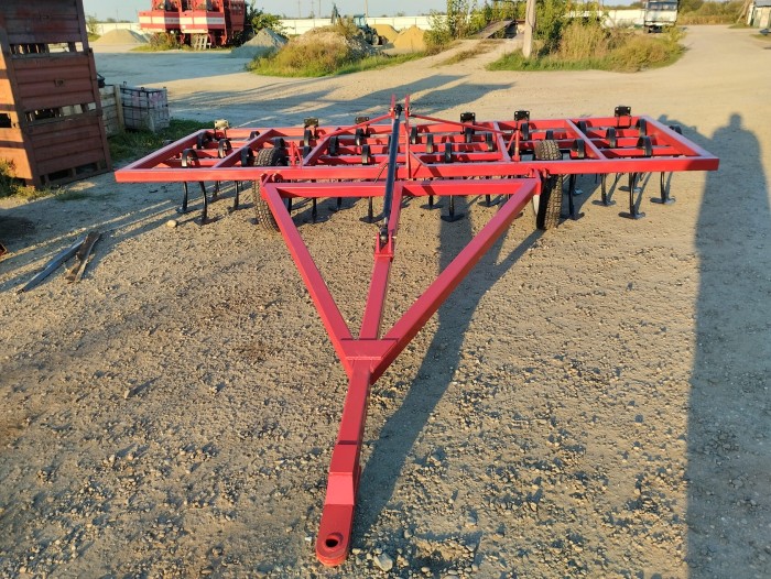 Культиватор стрельчатый прицепной КалинаАгро КСП - 4.5S с бороной зубовой