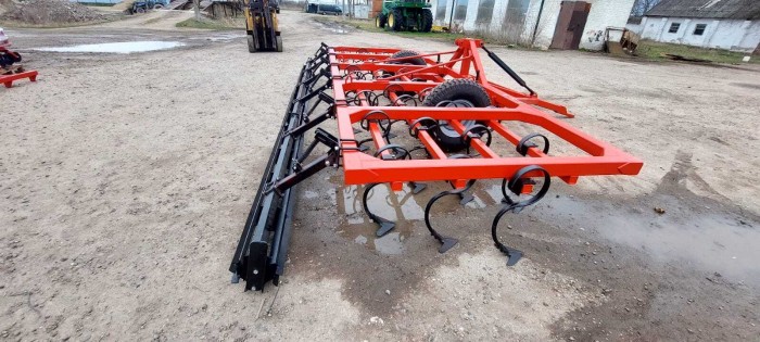 Культиватор стрельчатый прицепной КалинаАгро КСП - 6.0S с планчатым катком из полосы