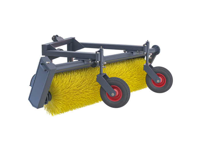 Коммунальная щетка Сальсксельмаш МК-4 (колеса 4х8)