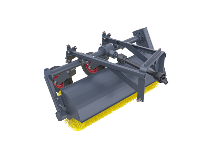 Коммунальная щетка Сальсксельмаш МКЩ-1,5 (колеса 4х8)