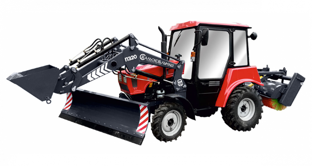 Коммунальный отвал c комплектом для совместной навески (гидравлический поворот) Сальсксельмаш МКО-4ГП ТУМ