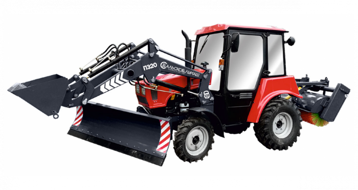 Коммунальный отвал c комплектом для совместной навески (гидравлический поворот) Сальсксельмаш МКО-4ГП ТУМ