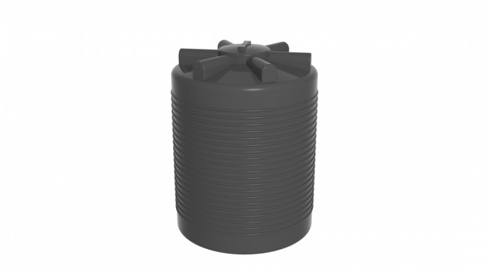 Ёмкость ЭВЛ 1000 л. черная с отводом