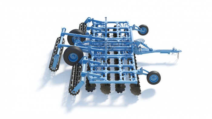 Борона дисковая полуприцепная DANA БДП-8х4МТМ (с катком прутковым) (Диски РЗЗ)
