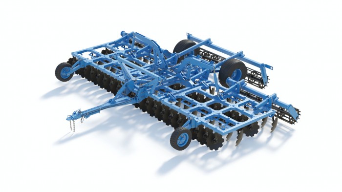 Борона дисковая полуприцепная DANA БДП-8х4МТМ (с катком прутковым) (Диски РЗЗ)