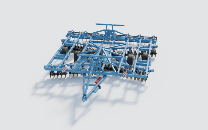 Борона дисковая тяжелая БДТ-6 ЗВЕЗДА (со шлейфом)