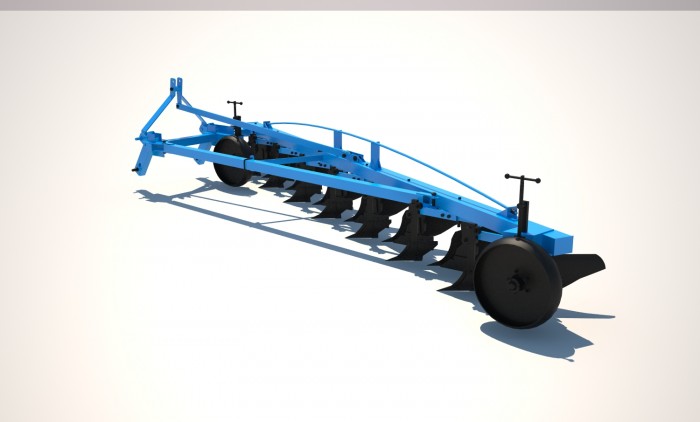 Плуг навесной FINIST ПЛН-8-35 (с литым башмаком)