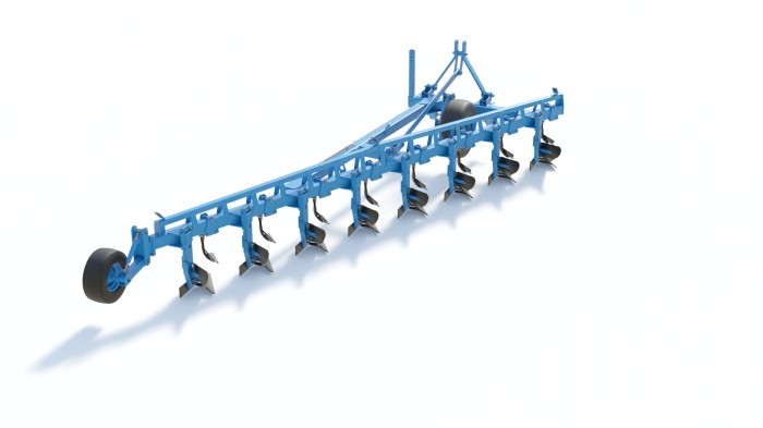 Плуг навесной усиленный FINIST ПЛНУ-8х40 (срезные болты)