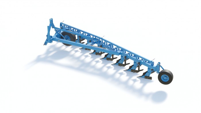 Плуг навесной усиленный FINIST ПЛНУ-8х40 (срезные болты)