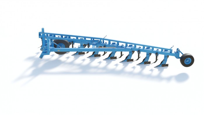 Плуг навесной усиленный FINIST ПЛНУ-8х40 (срезные болты)