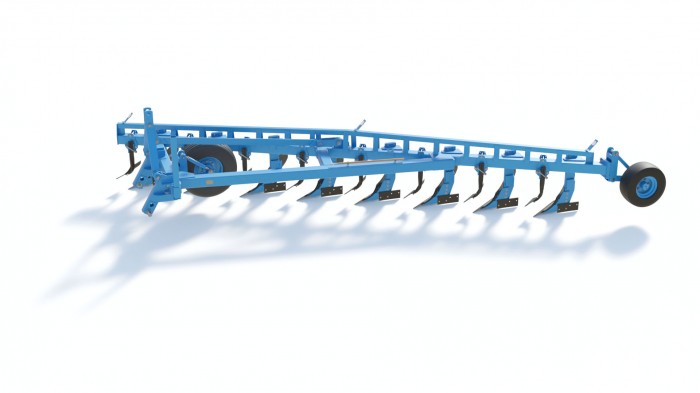 Плуг навесной усиленный FINIST ПЛНУ-8х40 (срезные болты)