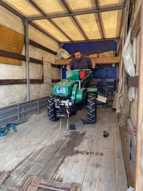 Мотоблок Файтер 15DE с почвофрезой и сиденьем