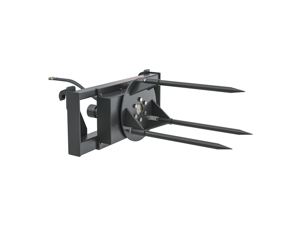 Размотчик рулонов сена КУН(TURS)-2000-37Д для погрузчика с джойстиком