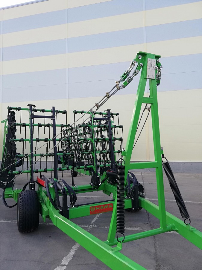 Борона тяжелая пружинная (стерневая) КАМА LION 24 м